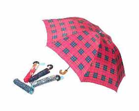 尼龙布弯把伞