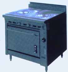 重型燃气热板炉连烤箱
