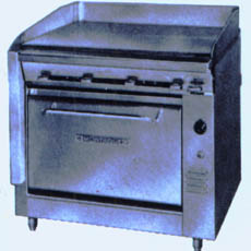 重型燃气扒炉连烤箱