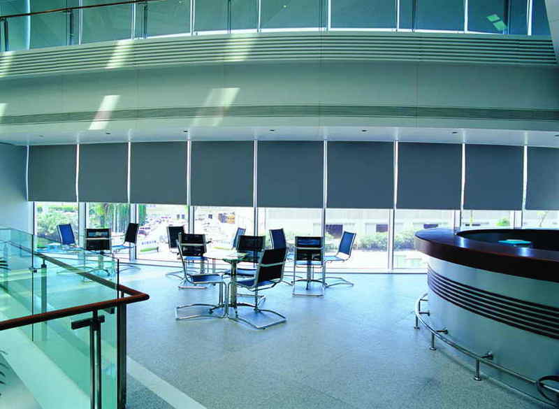 オフィスカーテン、フル日陰白い色、紫外線、シャッター、オフィスのカーペット正方形のカーペットすぐに