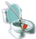 日本直送最新硅制马桶清洁棒[シリコン製トイレクリーナー]
