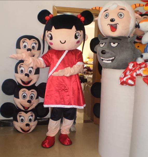 福建海峡厂价300元米老鼠卡通服装/上海卡通动漫服装/中国娃人偶表演卡通服装
