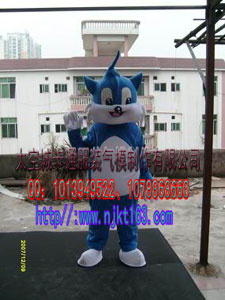 供应云南山西卡通服装，卡通表演服装蓝猫