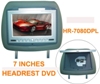 7''Head Rest DVD Player With Pillow