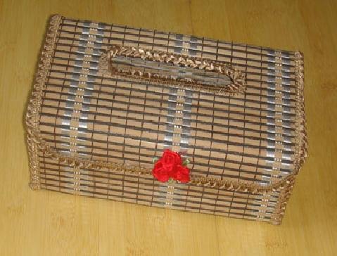 餐巾纸竹盒005