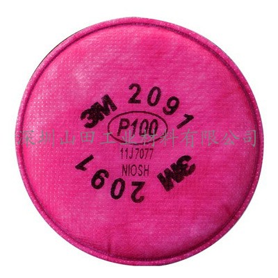 3M 2091 P100高效滤棉