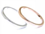 AMBRACE 白金×玫瑰金 結婚对戒 MADE IN JAPAN 日本直接输送[AMBRACE K18 結婚指輪 MRWPG-99]