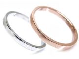AMBRACE 白金×玫瑰金 結婚对戒 MADE IN JAPAN 日本直接输送[AMBRACE K18 結婚指輪 MRWPG-1]