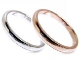 AMBRACE 白金×玫瑰金 結婚对戒 MADE IN JAPAN 日本直接输送[AMBRACE K18 結婚指輪 MRWPG-32]