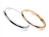 AMBRACE 白金×玫瑰金 結婚对戒 MADE IN JAPAN 日本直接输送[AMBRACE K18 結婚指輪 MRWPG-102]