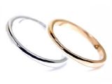 AMBRACE 白金×玫瑰金 結婚对戒 MADE IN JAPAN 日本直接输送[AMBRACE K18 結婚指輪 MRWPG-101]