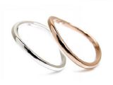 AMBRACE 白金×玫瑰金 結婚对戒 MADE IN JAPAN 日本直接输送[AMBRACE K18 結婚指輪 MRWPG-42]