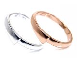 AMBRACE 白金×玫瑰金 結婚对戒 MADE IN JAPAN 日本直接输送[AMBRACE K18 結婚指輪 MRWPG-84]