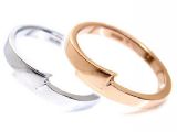 AMBRACE 白金×玫瑰金 結婚对戒 MADE IN JAPAN 日本直接输送[AMBRACE K18 結婚指輪 MRWPG-80]