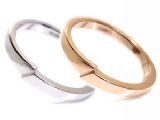 AMBRACE 白金×玫瑰金 結婚对戒 MADE IN JAPAN 日本直接输送[AMBRACE K18 結婚指輪 MRWPG-82]