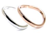 AMBRACE 白金×玫瑰金 結婚对戒 MADE IN JAPAN 日本直接输送[AMBRACE K18 結婚指輪 MRWPG-88]