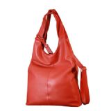 LIME（ライム）革リュック（2ウェイリュックバッグ）ジップL1144レッド