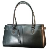 LIME（ライム）革レザーバッグリクルートバッグL1184ブラック
