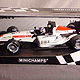 日本本田 Bar F1 J.Villeneuve 白 1:18 迷你