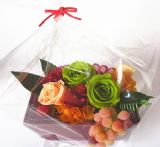 皮制花器干花摆饰［自然插花］[プリザーブドフラワーレザータイプ花器【ナチュラルアレンジ】【送料無料】
