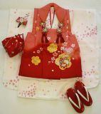 被布节日礼服一套3年[被布セット　3歳祝い着]