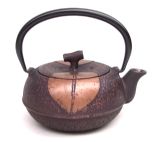 鉄瓶小茶壶 Teapot柚子カパーブラック0.3L 5-7SCP/BK