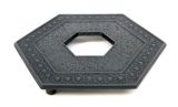 岩鋳工房 南部鉄器 釜敷 六角亀甲（大）13.5cm 17006