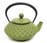 岩铸工房 铁瓶小茶壶 3型平アラレ（若草）0.35L 12641