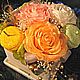 蔷薇花+蜡烛！日本时尚干花系列装饰品[プリザーブド·キュート]