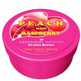 samourai woman全身水果护肤油 peach&raspberry140ｇ[サムライウーマン　ボディフル－ツバターＰＲ　14