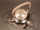 茶器·茶道具　銀瓶　阿古陀（あこだ）型 湯沸　銀仕上、秀峰堂作