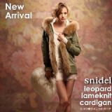★09AW New!!★snidel品牌[★09AW New!!★ヒョウ柄ラメニットカーデsnidel（スナイデル） ]