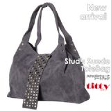 ★09AW New!!★スタッズスウェードトートバッグtitty&co.（ティティーアンドコー） 