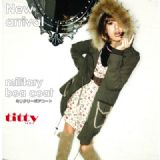 09AW New!!★カタログ掲載!!★ミリタリーボアコートtitty&co.（ティティーアンドコー