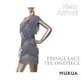 10ssNew!!新作入荷 フリンジレースTワンピMURUA（ムルーア） 