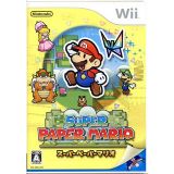 日本任天堂 Wii专用 “超级纸马利” 游戏光盘[スーパーペーパーマリオ]